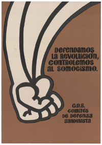
Defendamos la revolucion controlemos al somocismo
