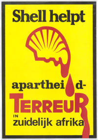 
Shell helpt apartheid terreur in Zuidelijk Afrika
