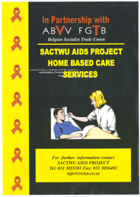 
SACTWU Aids Project:  home based care services
