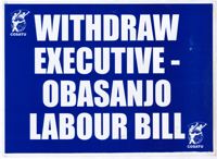 Withdraw executive: Obasanjo Labour Bill