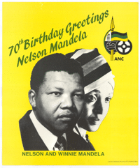 70th birthday greetings Nelson Mandela