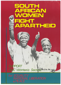 South African women fight apartheid
