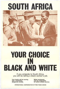 South Africa: your choice in black and white