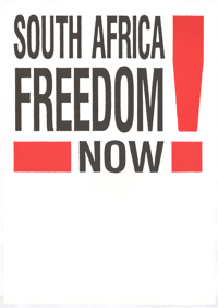 South Africa freedom now!