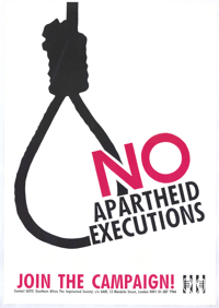 No apartheid executions:  join the campaign!