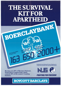 The survival kit for apartheid