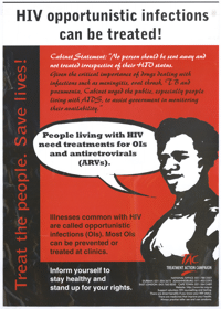HIV opportunistic infections can be treated!