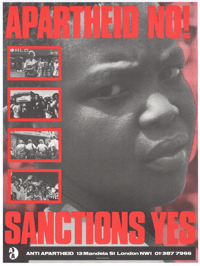 Apartheid no!: sanctions yes!