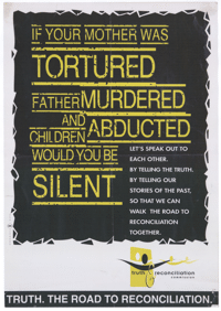 
If your mother was tortured: your father murdered and children abducted: would you be silent
