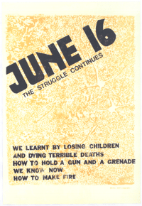 June 16: the struggle continues