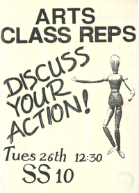 Arts class reps : Discuss your action