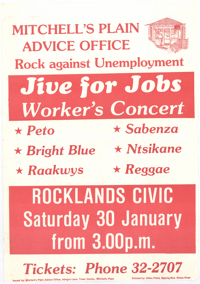 Jive for jobs : workers concert