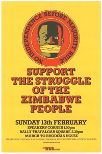 Support the struggle of the Zimbabwe people