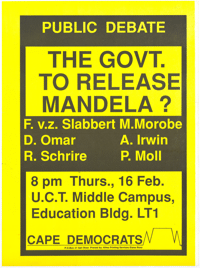 The Govt. to release Mandela?
