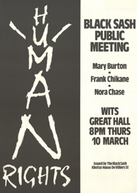 Black Sash public meeting