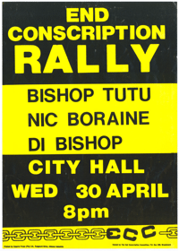 End Conscription rally