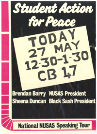 Student action for peace