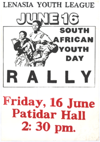 Lenasia Youth League: June 16: rally