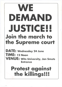 We demand justice !!