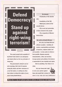 
Defend democracy! Stand up against right-wing terrorism!
