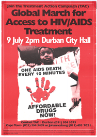 
Global march for access to HIV/AIDS treatment
