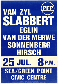 PFP Election Campaign poster