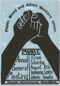 
Paper, wood and Allied Workers Union. : PWAWU Annual General Meeting
