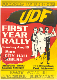UDF first year rally