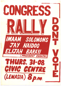 Congress rally: dont vote