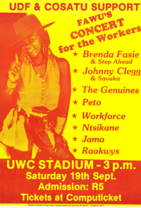 UDF and COSATU support