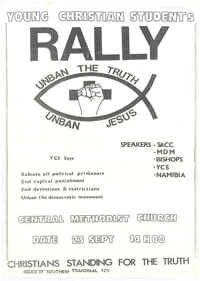 Young Christian Students Rally