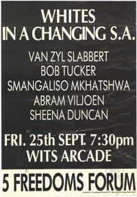Whites in a changing S.A.
