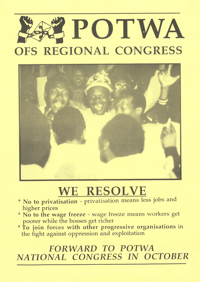 POTWA  : OFS Regional Congress