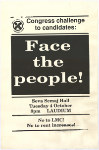 Face the people!