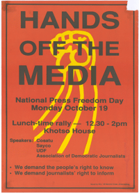 Hands off the media