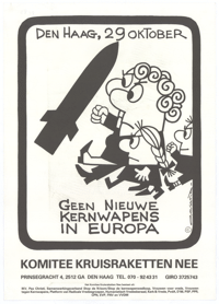 
Den Haag, 29 October: geen nieuwe kernwapens in Europa
