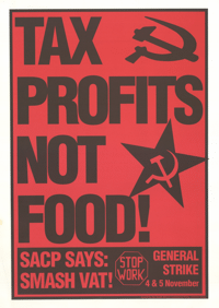 Tax profits not food!