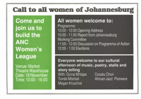 Call to all women of Johannesburg