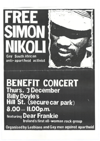 
Free Simon Nikoli: gay South African anti-apartheid activist
