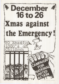 
December 16 to 26: Xmas against the emergency
