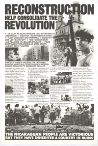 
Reconstruction: help consolidate the revolution
