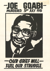 Joe Gqabi: murdered 31 July 1981