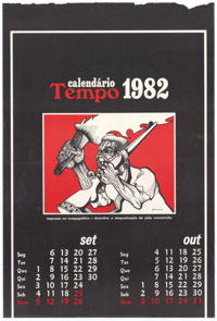 Calendario Tempo 1982 Set Out
