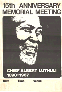 Chief Albert Luthuli Memorial Meeting
