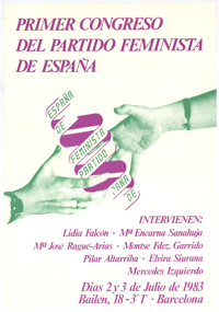
Primer congreso: del partido feminista: de Espana
