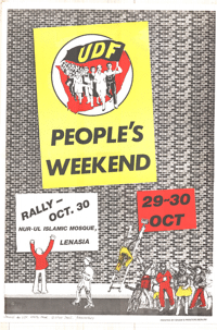 UDF Peoples Weekend