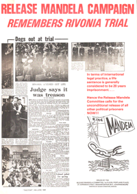 Release Mandela Campaign Remembers Rivonia Trial