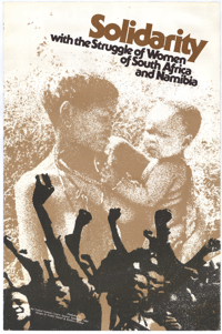 
Solidarity with the struggle of women of South Africa and Namibia
