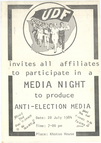 UDF - Media night