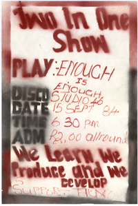 Two in one show : Play : Enough is enough